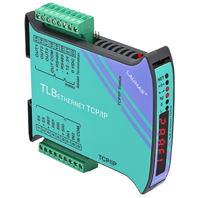 TLB ETHERNET TCP/IP - TRASMETTITORE DI PESO DIGITALE (RS485 - Ethernet TCP/IP )