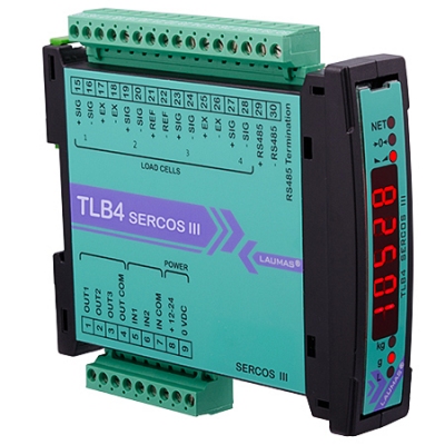 TLB4 SERCOS III - TRASMETTITORE DI PESO DIGITALE (RS485 - SERCOS III )