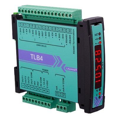 TLB4 - TRANSMISOR DE PESO ANALÓGICO Y DIGITAL ( RS485 )