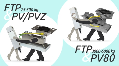 Los espectaculares célula de carga FTP y accesorio de montaje PV