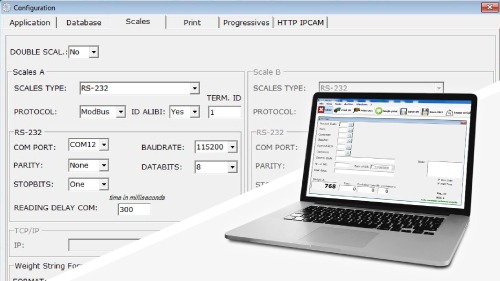 Software para la gestión de básculas puente 