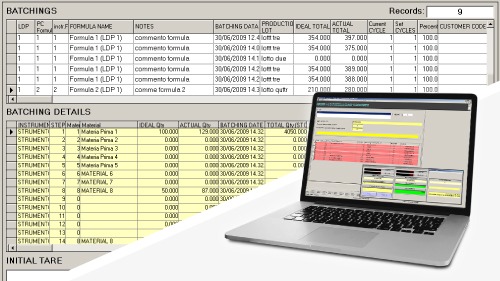 Software para la gestión de indicadores y transmisores de peso en aplicaciones de dosificación