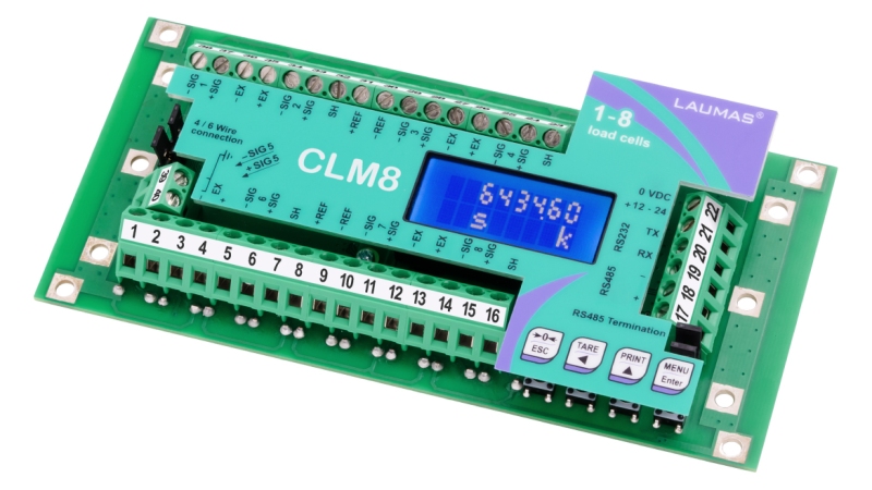 La scheda elettronica della cassetta di giunzione LAUMAS CLM8