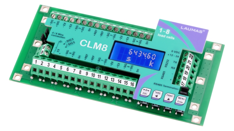 La carte électronique de la boîte de jonction LAUMAS CLM8