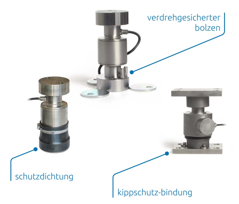 Die Wägemodule KITCO, KITCOK und KITCOL, geeignet für Brückenwaagen.