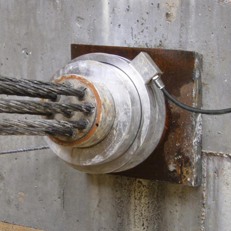 Application of an anchor load cell.