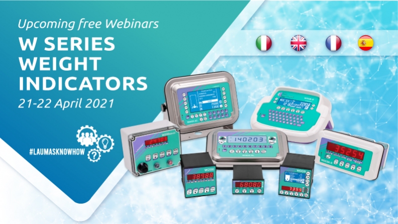 Webinar: LAUMAS W-Series Weight Indicators