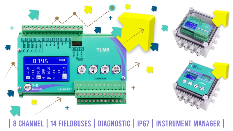 TLM8: the leader in Weight Transmitters