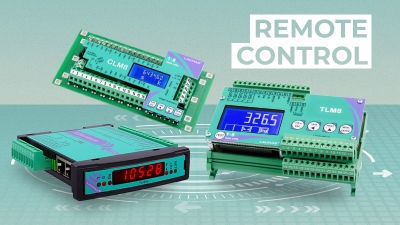 Controle remoto completo dos transmissores multicanal LAUMAS.