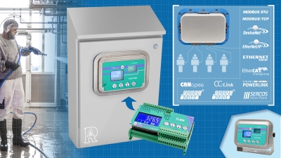 CASTLM8I 3A: nuevo transmisor multicanal de acero inoxidable higiénico