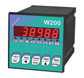 W200 - WEIGHT INDICATOR (for weighing and batching)