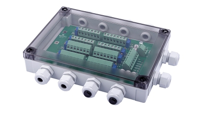 CE81PN - CAJA EN ABS CON PLACA ECUALIZADORA HASTA 8 CÉLULAS 