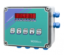 W200BOX - WEIGHT INDICATOR INTO IP67-64 CASE (for weighing and batching)