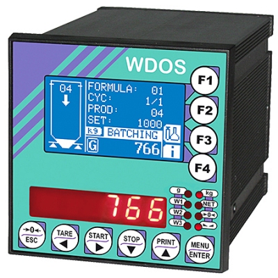 WDOS - WEIGHT INDICATOR (for weighing and batching)