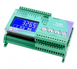 TLM8 ETHERCAT - DIGITAL-ANALOG WEIGHT TRANSMITTER (RS485 – EtherCAT ) 8 CHANNELS FOR LOAD CELLS