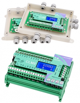 CLM8 - INTELLIGENT JUNCTION BOXES - 8 CHANNELS FOR LOAD CELLS