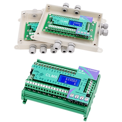 CLM8 - INTELLIGENT JUNCTION BOX - 8 CHANNELS FOR LOAD CELLS