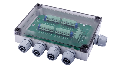 CE41NR - KASTEN AUS ABS MIT ENTZERRUNGSPLATINE VON BIS ZU 4 WÄGEZELLEN