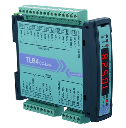 TLB4 CC-LINK: DIGITAL WEIGHT TRANSMITTER (RS485 - CC-Link ) - LAUMAS