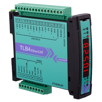 TLB4 ETHERCAT - TRANSMISOR DE PESO DIGITAL (RS485 – EtherCAT )