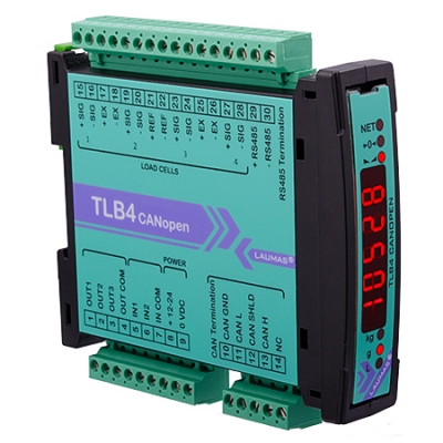 TLB4 CANOPEN - TRASMETTITORE DI PESO DIGITALE (RS485 – CANopen )