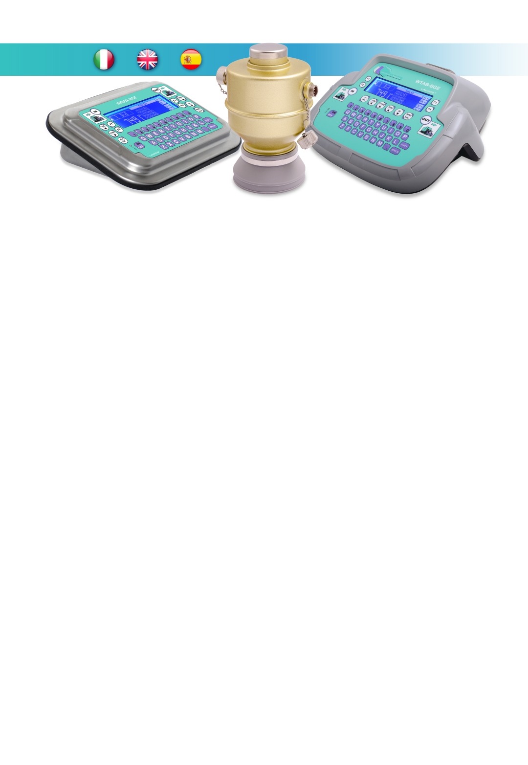 Wägezellen, Wägetransmitter und Wägeindikatoren, Wägesystemen LAUMAS